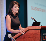 Gov. Nikki Haley speaking at the 2014 TDL Summit.