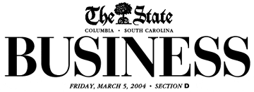 The State newspaper Business masthead, Friday, March 5, 2004, section D
