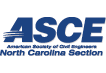 American Society of Civil Engineers North Carolina Section logo